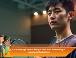 Cara Menjaga Mental Tetap Stabil Saat Bertanding di Lapangan Badminton
