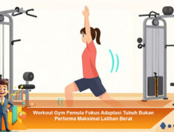 Workout Gym Pemula Fokus Adaptasi Tubuh Bukan Performa Maksimal Latihan Berat