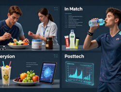 Panduan Nutrisi Pemain Badminton Sebelum, Saat, Dan Setelah Turnamen Kompetitif Bulan