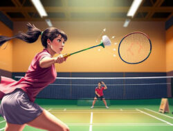 Cara Mengatur Strategi Servis Panjang pada Nomor Tunggal Putri