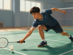 Teknik Dasar Melakukan Underhand Lob Saat Bola Berada Sangat Dekat Lantai